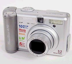 �������� ���������� Canon PowerShot A70